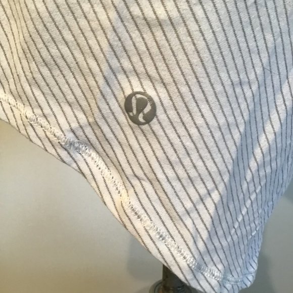 Lululemon Wild Tank White / Ghost Weave White Black - Picture 9 of 15